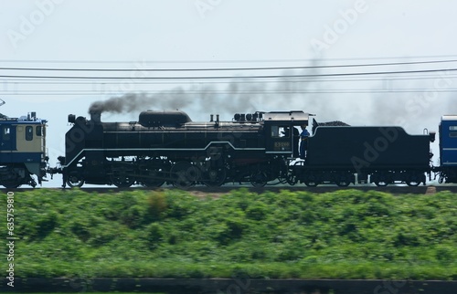 EF65に牽引されるD51-200号機 （東海道本線 稲枝 - 能登川, 2023年7月） photo