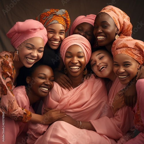 Radiant Resilience: Empowered African-American Women Triumphing Over Cancer photo