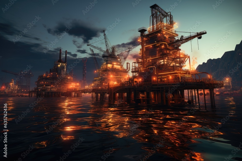 Guardians of Liquid Gold: Safeguarding Resources with Oil Rigs at Sea Guardians of Liquid Gold: Safeguarding Resources with Oil Rigs at Sea