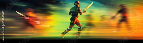 Cricket sport concept banner