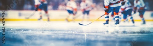 Ice hockey banner