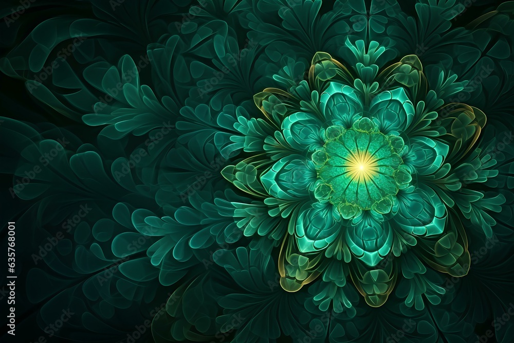 modern fractalized background. generative AI modern fractalized background. generative AI