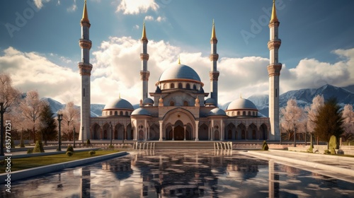 Edebali mosque in Kirikkale province Turkey 02.04.2020 generative ai