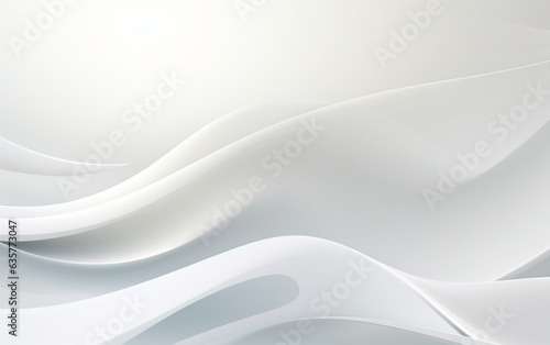 Wallpaper Mural Simple white background with smooth lines in light Torontodigital.ca