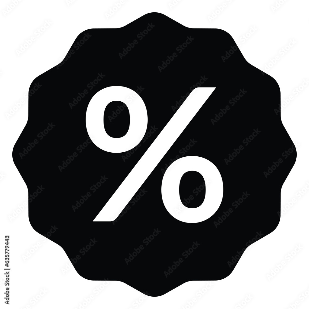 Percent offer Icon design and vector illustration Percent offer Icon design and vector illustration