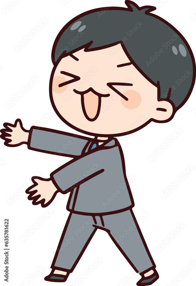 笑顔の男性 笑顔の男性