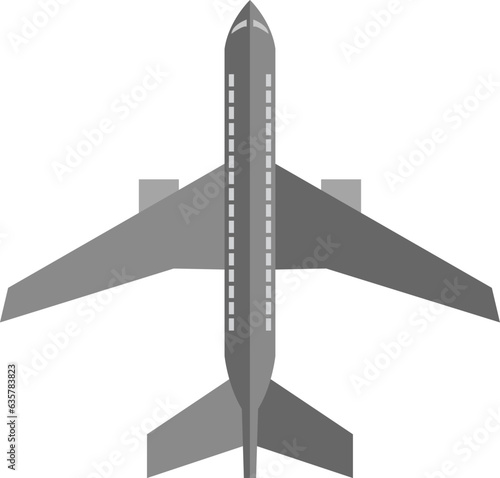 Flat Airplane illustration