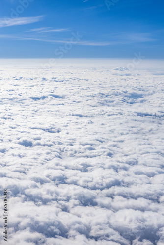 Above The Clouds Photo of clouds and horizon © DanteVeiil