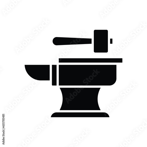anvil icon vector design template in white background