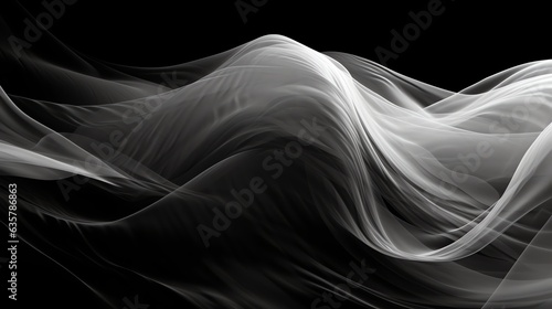 abstract wallpaper  black and white colorful flowing gold wave lines isolated on white background. Design element for wedding invitation, greeting card photo