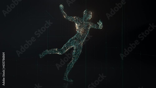 Digital bodies and glowing data