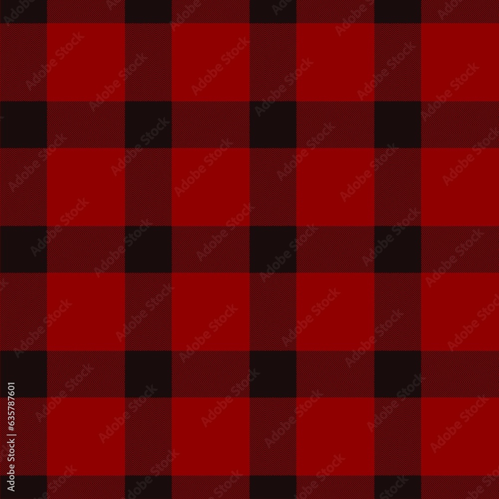 Gingham seamless pattern, black and red can be used in fashion decoration design. Bedding, curtains, tablecloths Gingham seamless pattern, black and red can be used in fashion decoration design. Bedding, curtains, tablecloths