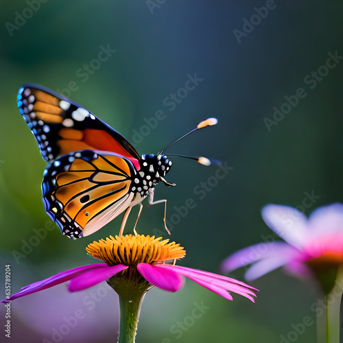 monarch butterfly on flower © Lifetime Design