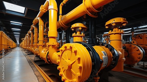 Oil pipes and valves