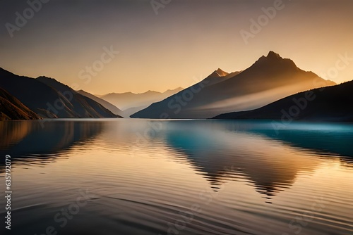 sunrise over the mountains