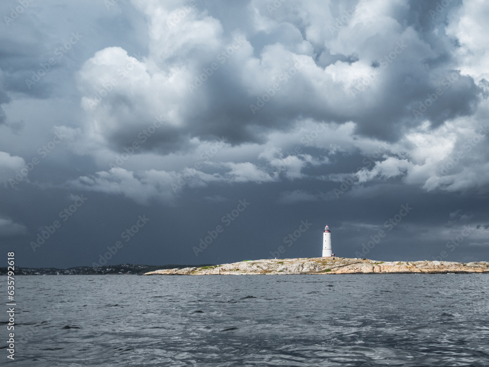 Lighthouse in storm Lighthouse in storm