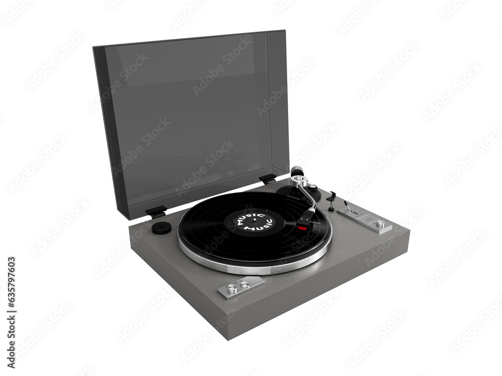 Fototapeta premium Platine disque vintage