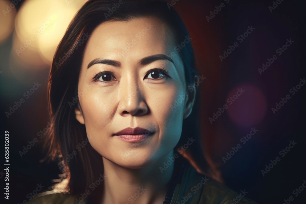 Asian beautiful calm woman. Generate Ai Asian beautiful calm woman. Generate Ai
