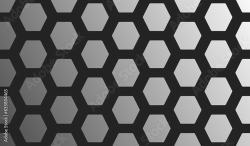 gray gradient colors hexagon semalem pattern background 