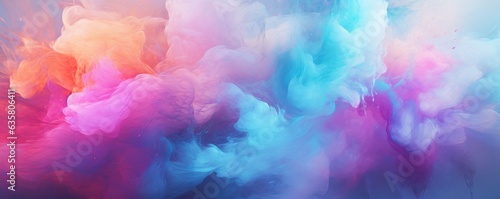 3D COLORFUL SMOKE PATTERN. Motion background  wallpaper  Emotional texture  Evocative. Three-dimensional floating colored smoke texture with blue  red and violet shades. Perception of motion.