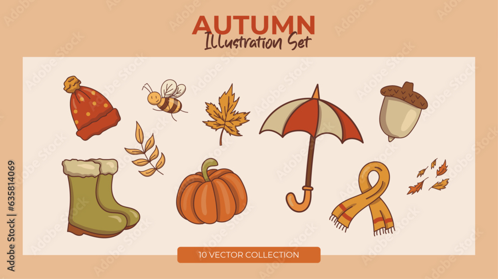 Autumn Illustration Set