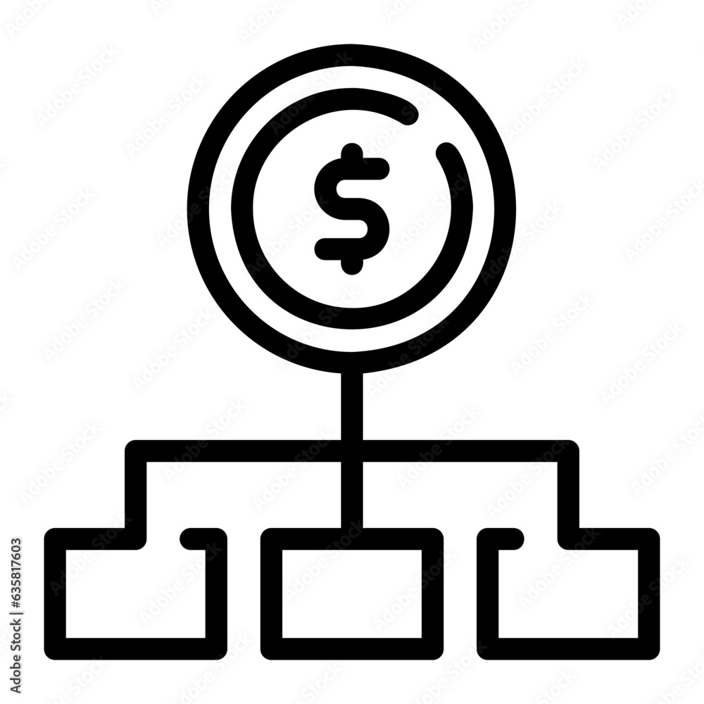 hierarchy line icon hierarchy line icon