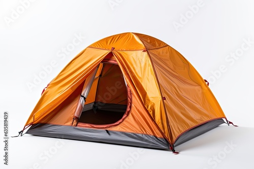 camping tent isolated on white background