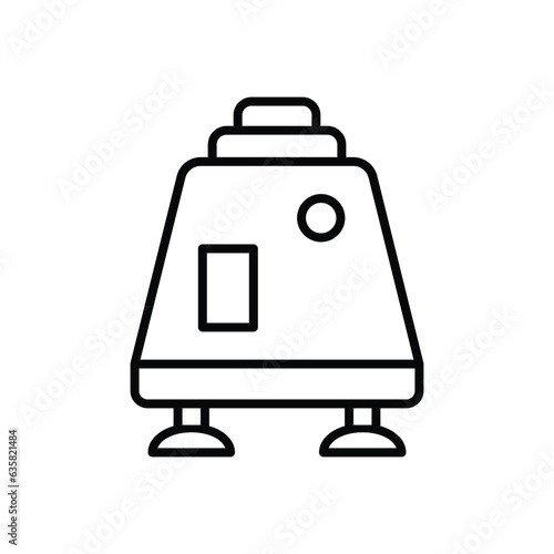 space capsule icon vector stock illustration.