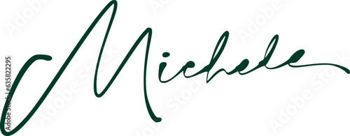 signature series M design illustration
