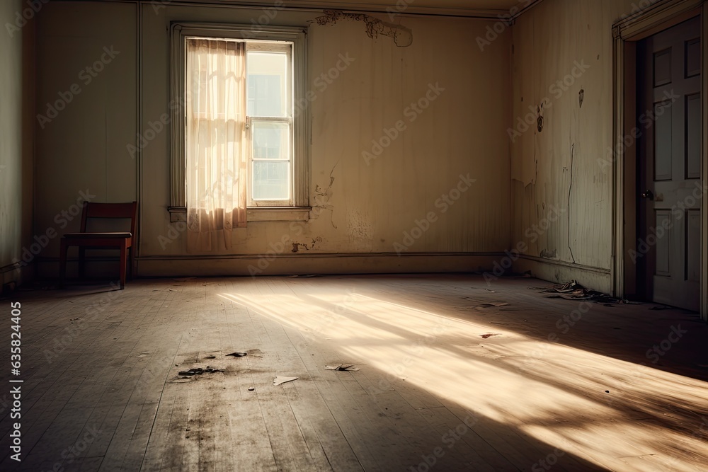 Fototapeta premium background of an empty homes interior