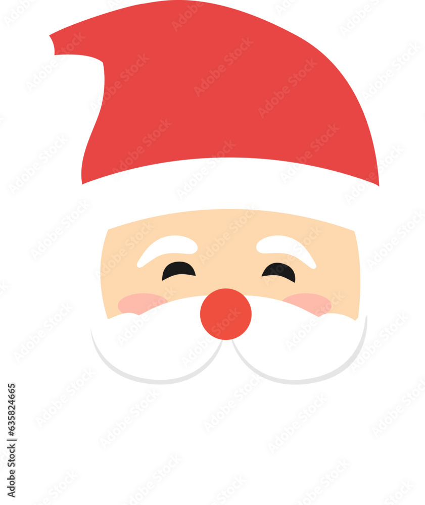 Cute cartoon Santa Claus character for Christmas celebration, father Christmas design concept for holiday. Cute cartoon Santa Claus character for Christmas celebration, father Christmas design concept for holiday.