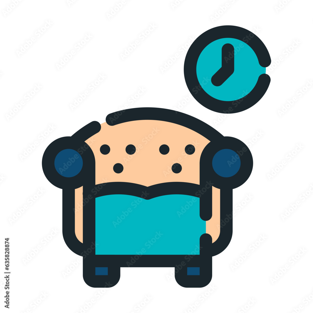 armchair line icon best for web design armchair line icon best for web design