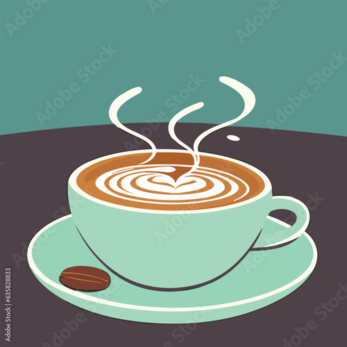 Great illustration of a coffee cup