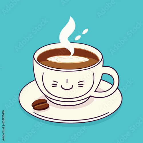 Great illustration of a coffee cup