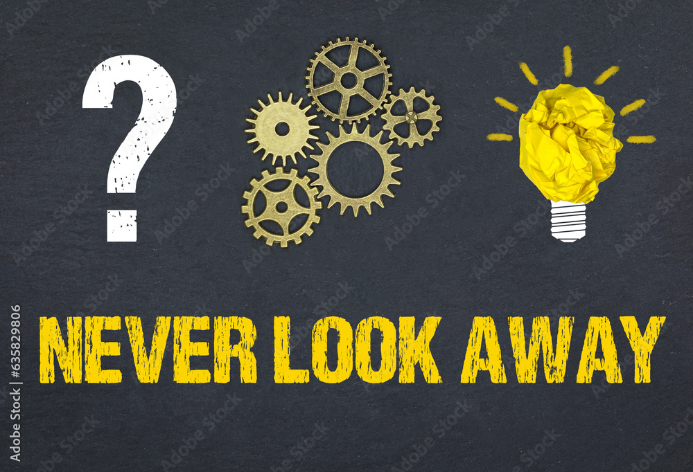 Obraz premium Never look away