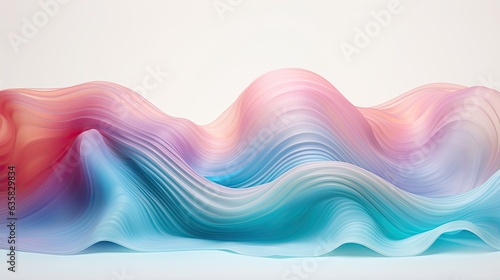 Gradient plastic waves like ethereal mist
