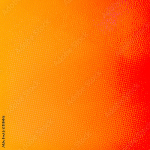 Orange, red mixed gradient. Simple square background with copy space, usable for social media promotions, events, banners, posters, anniversary, party, and online web Ads