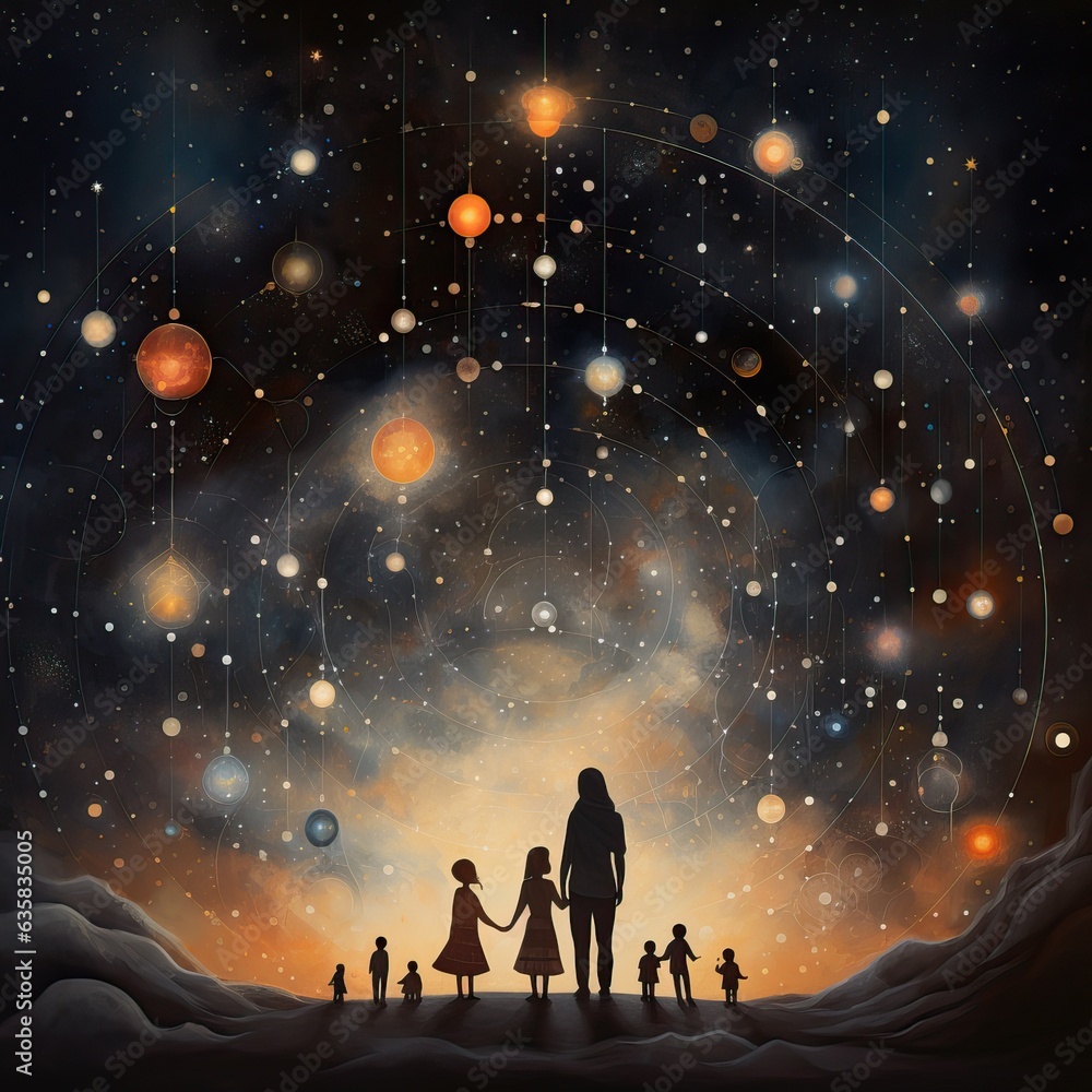 conseil systémique, thérapie familiale, concept, psychothérapie, constellation familiale, ciel celeste, ia générative conseil systémique, thérapie familiale, concept, psychothérapie, constellation familiale, ciel celeste, ia générative