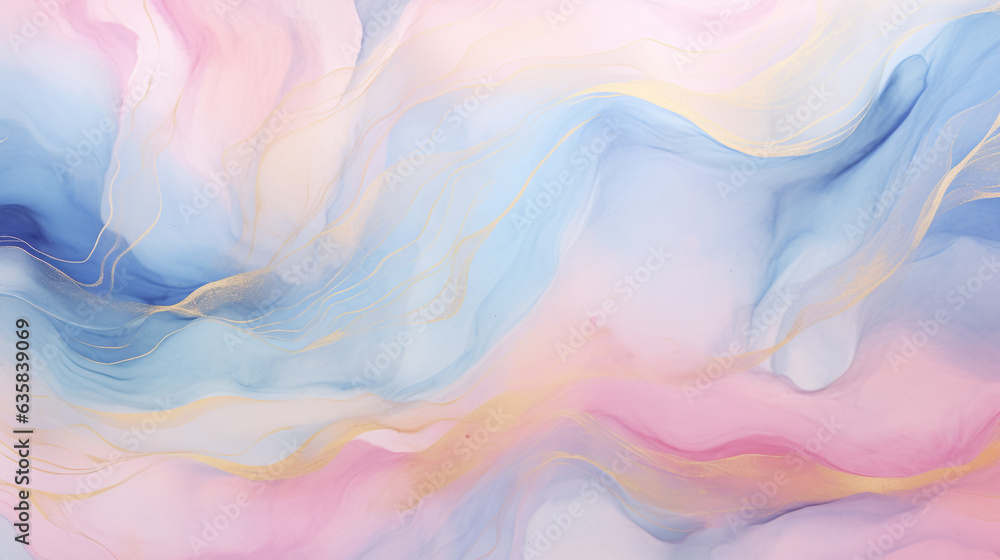 abstract watercolor background a gentle fusion of soft pastel pink and ...