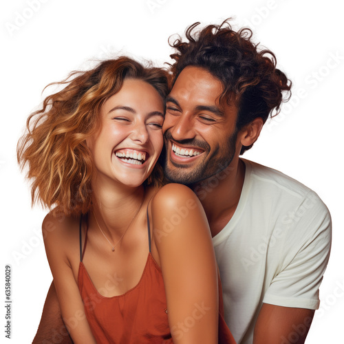 Young couple in love wearing casual clothes