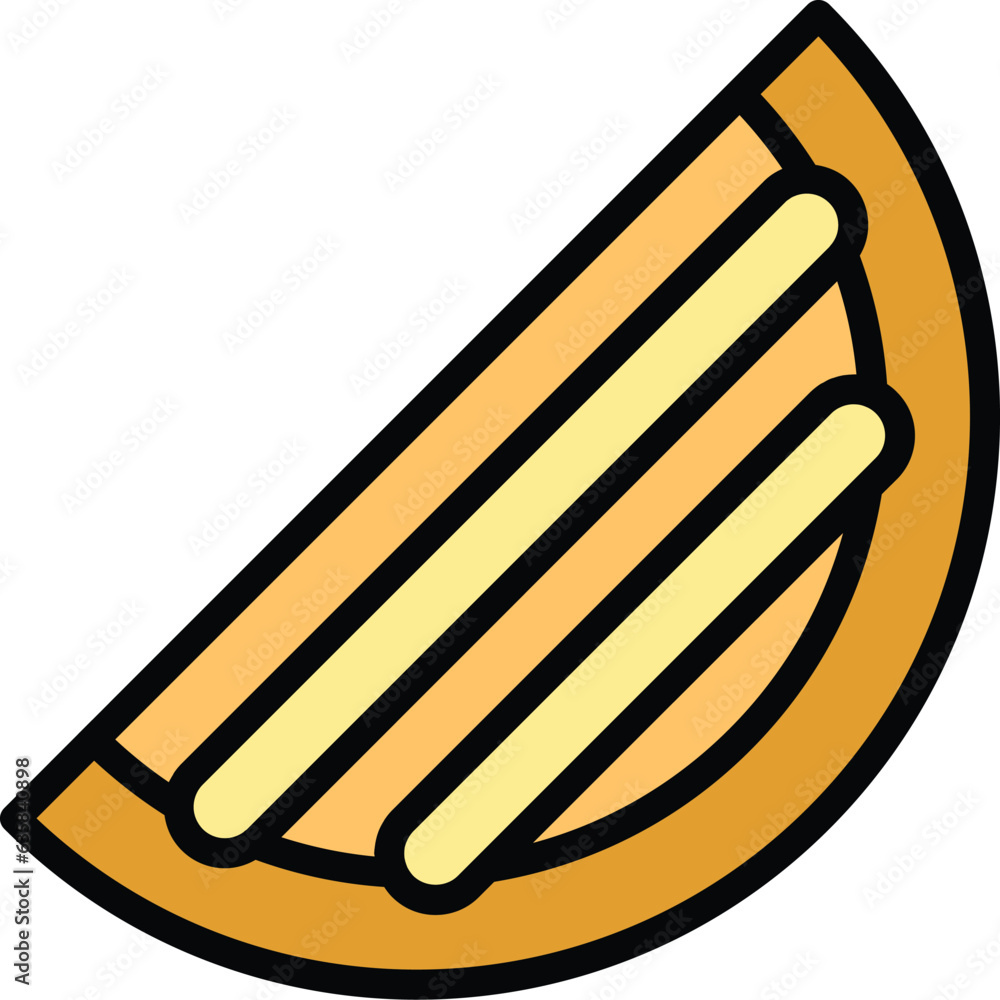 Bakery food icon outline vector. Azerbaijan cuisine. Arabian pilaf color flat Bakery food icon outline vector. Azerbaijan cuisine. Arabian pilaf color flat