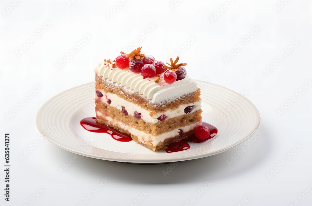 dessert cake with cherries dessert cake with cherries