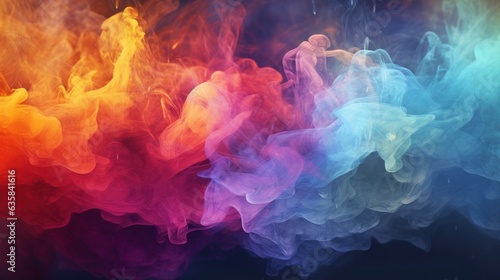 Abstract colorful smoke 