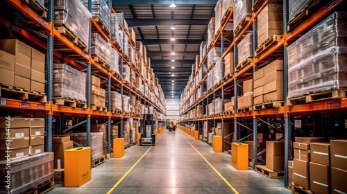 interior view of the warehouse