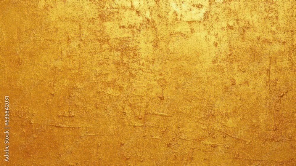 Gold cracked wall texture background 