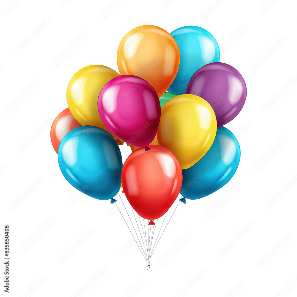 colorful balloons png