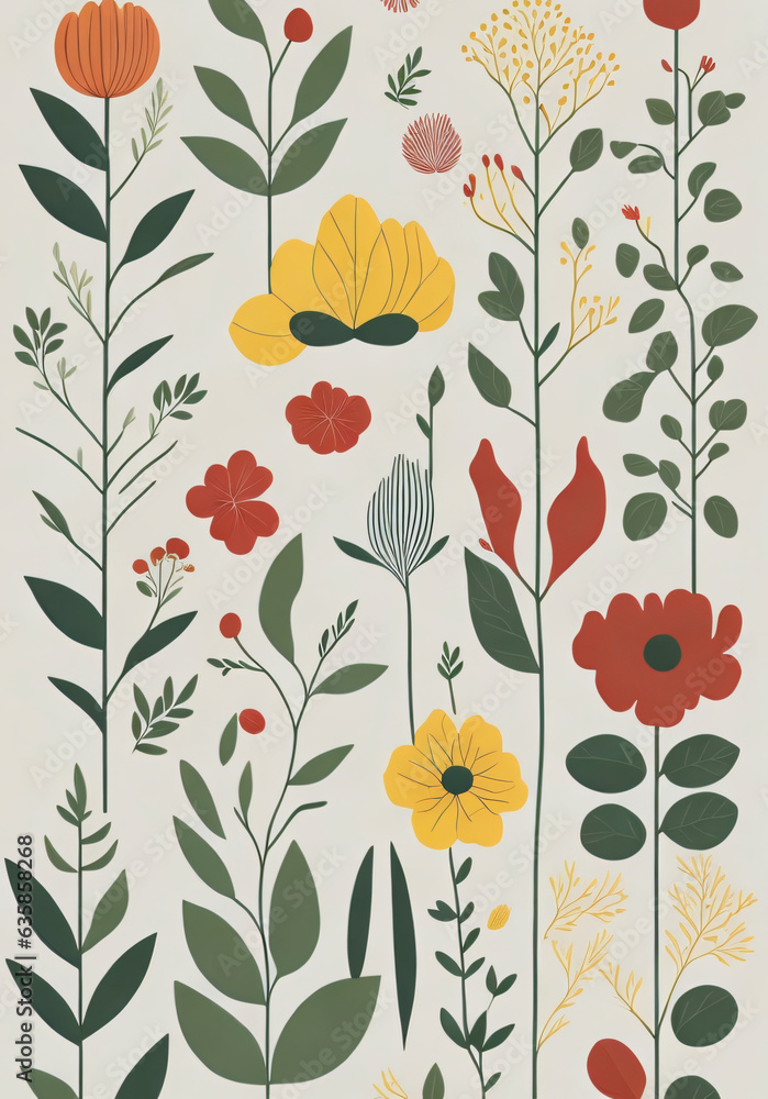 seamless pattern with flowers seamless pattern with flowers