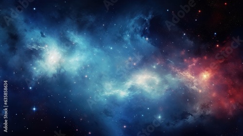 Space background with nebula and stars.