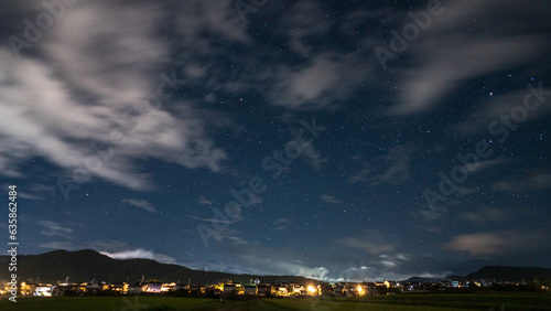 the summer night sky