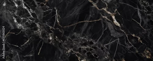 Panel kuchenny z motywem Natural black marble texture background